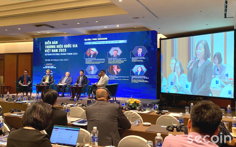 Bà Đinh Hoài Giang tham gia Diễn đàn Thương hiệu Quốc Gia Việt Nam 2023